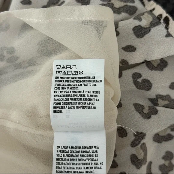 Leopard Smocked‎ Halter Tiered Flowy Mini Dress - Picture 8 of 8